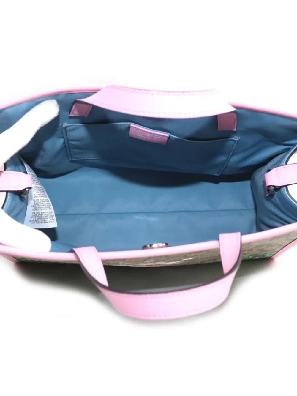 Gucci Higuchi Yuko Children's Tote 2-Way Shoulder Bag Beige Pink